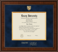 Emory University   - Presidential Masterpiece Diploma Frame in Madison