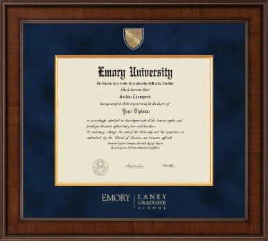 Emory University  - Presidential Masterpiece Diploma Frame in Madison