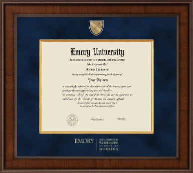 Emory University diploma frame - Presidential Masterpiece Diploma Frame in Madison