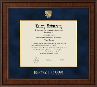 Emory Oxford College diploma frame - Presidential Masterpiece Diploma Frame in Madison