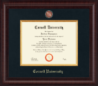 Cornell University Presidential Masterpiece Diploma Frame in Premier