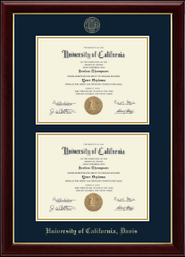 Double Diploma Frame