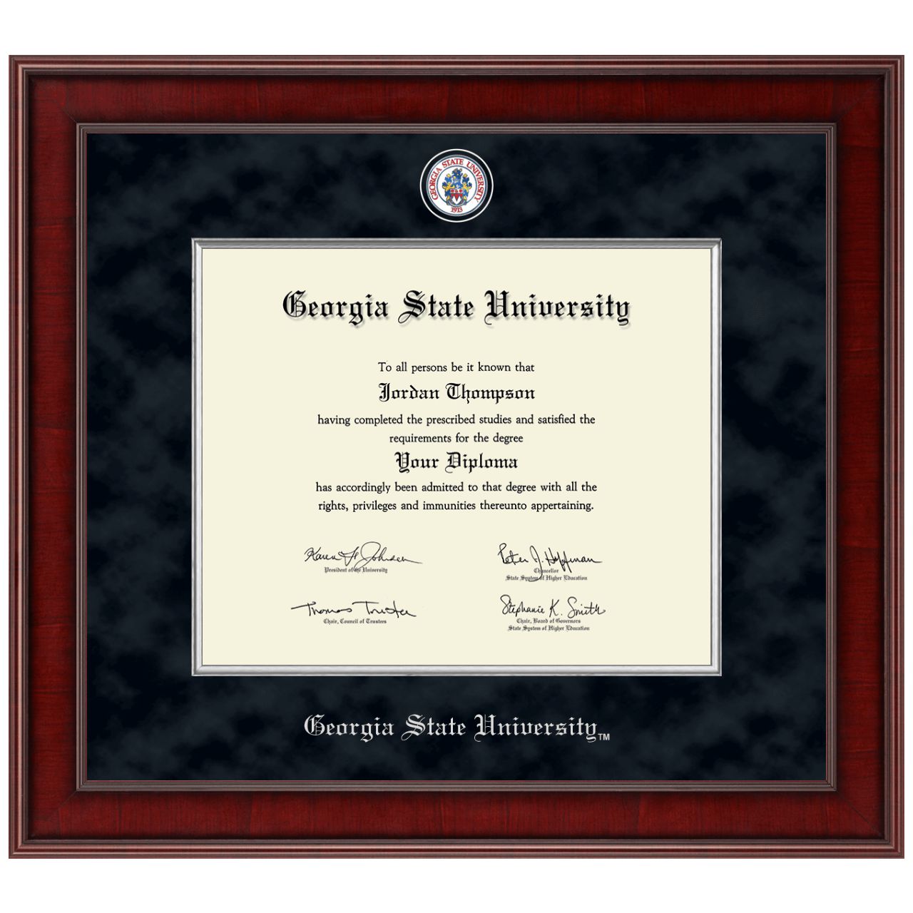 Presidential Masterpiece Diploma Frame in Jefferson State