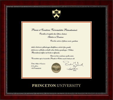 Princeton University diploma frame - Gold Embossed Diploma Frame in Sutton