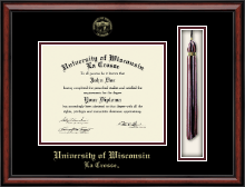University of Wisconsin La Crosse diploma frame - Tassel & Cord Diploma Frame in Southport