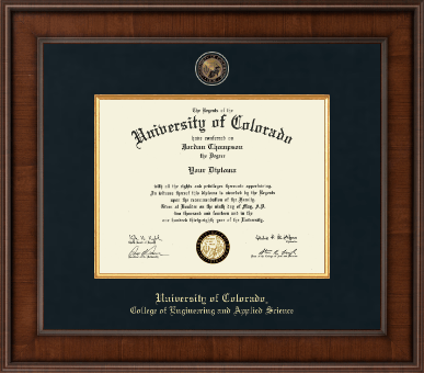 University of Colorado diploma frame - Presidential Masterpiece Diploma Frame in Madison