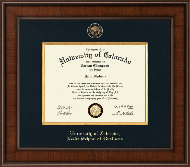 University of Colorado diploma frame - Presidential Masterpiece Diploma Frame in Madison