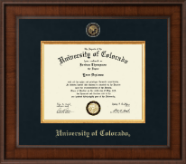 University of Colorado Presidential Masterpiece Diploma Frame in Madison