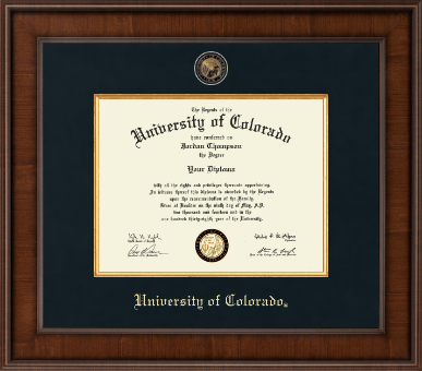 University of Colorado diploma frame - Presidential Masterpiece Diploma Frame in Madison