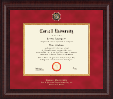 Cornell University diploma frame - Presidential Masterpiece Diploma Frame in Premier