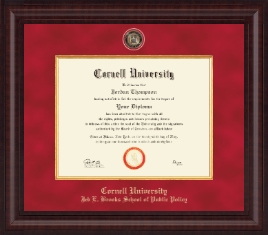 Cornell University diploma frame - Presidential Masterpiece Diploma Frame in Premier