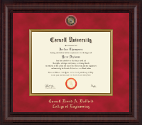 Cornell University diploma frame - Presidential Black Enamel Masterpiece Diploma Frame in Premier