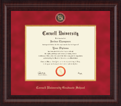 Cornell University diploma frame - Presidential Masterpiece Diploma Frame in Premier