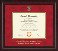 Cornell University diploma frame - Presidential Black Enamel Masterpiece Diploma Frame in Premier