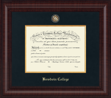 Bowdoin College diploma frame - Presidential Masterpiece Diploma Frame in Premier