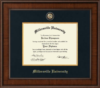 Millersville University of Pennsylvania diploma frame - Presidential Masterpiece Diploma Frame in Madison