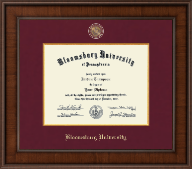 Bloomsburg University diploma frame - Presidential Masterpiece Diploma Frame in Madison