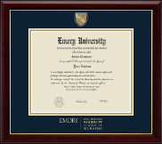 Emory University diploma frame - Masterpiece Medallion Diploma Frame in Gallery