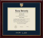 Emory University  Masterpiece Medallion Diploma Frame in Gallery