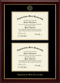 Double Diploma Frame