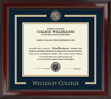 Wellesley College diploma frame - Showcase Edition Diploma Frame in Encore