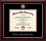 Illinois State University diploma frame - Masterpiece Medallion Diploma Frame in Gallery Silver