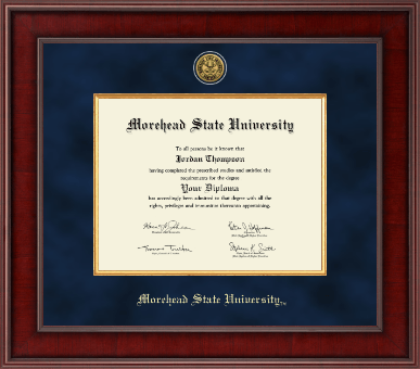 Morehead State University diploma frame - Presidential Gold Engraved Diploma Frame in Jefferson