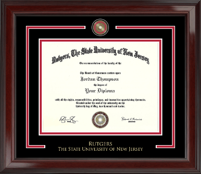 Rutgers University diploma frame - Showcase Edition Diploma Frame in Encore