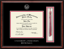 University of Wisconsin River Falls diploma frame - Tassel & Cord Diploma Frame in Southport