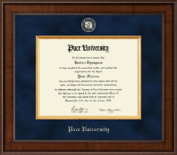 Pace University Presidential Masterpiece Diploma Frame in Madison