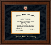 Ferris State University Presidential Masterpiece Diploma Frame in Madison