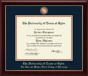 The University of Texas at Tyler diploma frame - Masterpiece Medallion Diploma Frame in Gallery
