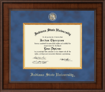 Indiana State University Presidential Masterpiece Diploma Frame in Madison