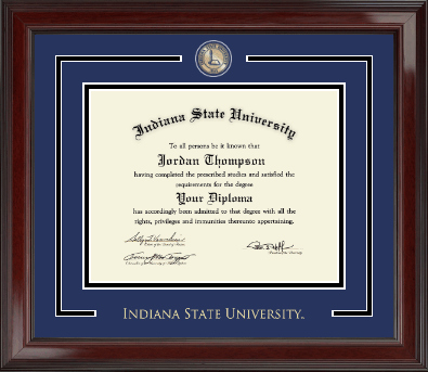 Indiana State University diploma frame - Showcase Edition Diploma Frame in Encore