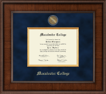 Macalester College Presidential Masterpiece Diploma Frame in Madison