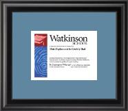 Watkinson School in Connecticut diploma frame - Diploma Frame in Midnight