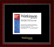 Watkinson School in Connecticut Gold Embossed Diploma Frame in Sutton