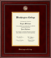 Washington College Presidential Masterpiece Diploma Frame in Jefferson