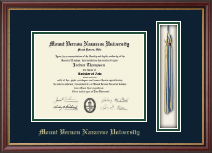Mount Vernon Nazarene University Tassel Edition Diploma Frame in Newport