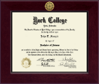York College of Nebraska diploma frame - Century Gold Engraved Diploma Frame in Cordova
