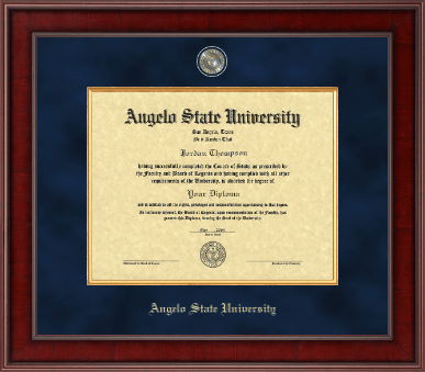 Angelo State University diploma frame - Presidential Masterpiece Diploma Frame in Jefferson