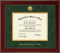 Appalachian School of Law Presidential Gold Engraved Diploma Frame in Jefferson