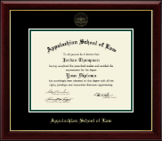 Appalachian School of Law Gold Embossed Diploma Frame in Gallery