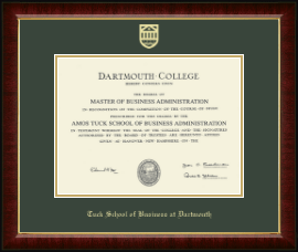 Gold Embossed Diploma Frame