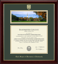 Dartmouth College diploma frame - Campus Scene Edition Diploma Frame in Gallery