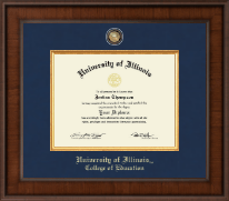 University of Illinois Presidential Masterpiece Diploma Frame in Madison