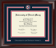 University of Detroit Mercy diploma frame - Showcase Edition Diploma Frame in Encore