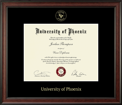 University of Phoenix diploma frame - Gold Embossed Diploma Frame in Studio