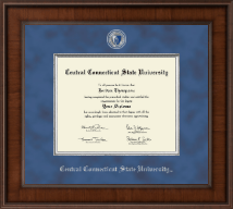 Central Connecticut State University Presidential Masterpiece Diploma Frame in Madison