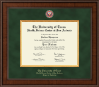 UT Health Science Center at San Antonio Presidential Masterpiece Diploma Frame in Madison